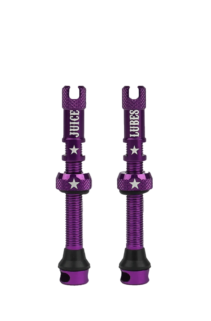 JLV48PUR Juice Lubes, Tubeless Valves, 48mm, Purple - Image 1