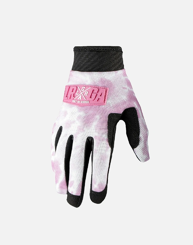 LR-ATGX-2201-M Loose Riders Gloves Freeride Pink Tie Dye Size M - Image 1